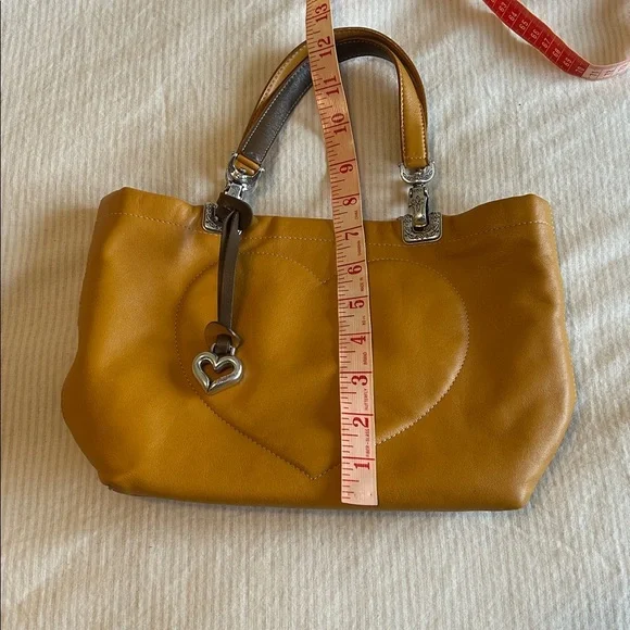Brighton Jodi Reversible Mustard Yellow and floral Bag - Picture 9 of 9